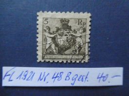 FL 1921 Nr. 48B gestempelt