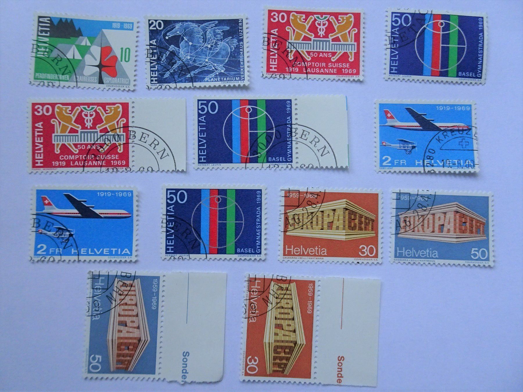 Alle Briefmarken: 1969 mit E.T.Stempel – Neu (gemäss Beschreibung) aus Aadorf von Chnorli-Furz