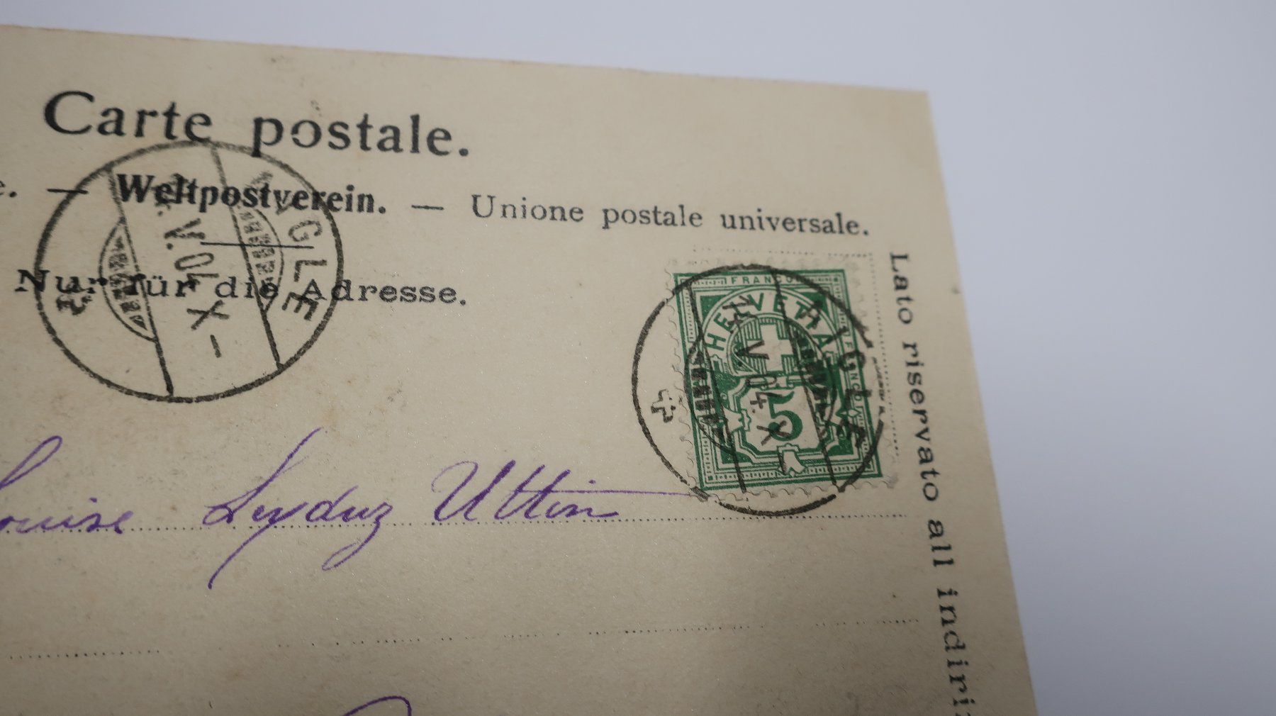 Cartoline postali: Aigle le Collège  1904 – Usato da Cormoret venduto da Pascalll2001 4