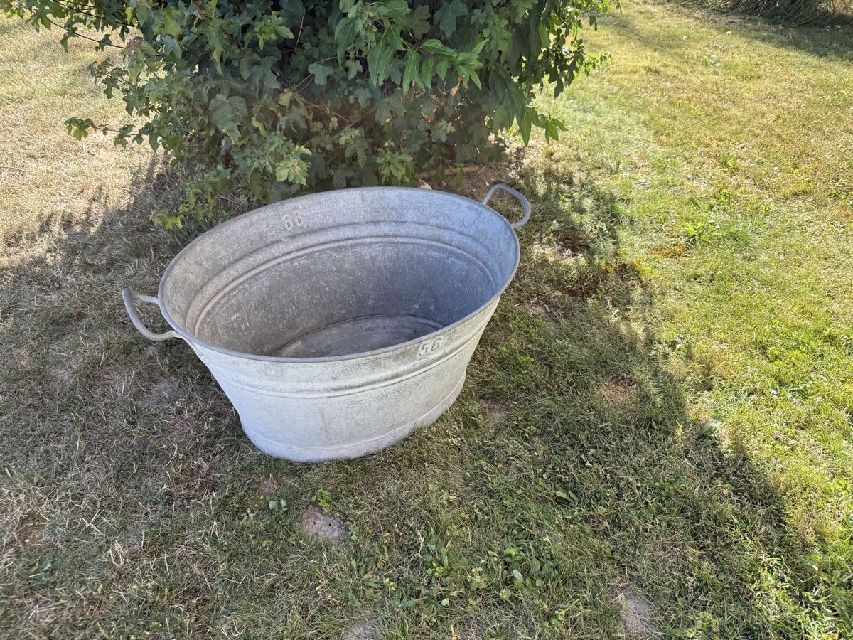 Altre Decorazioni per giardino: Zuber Zinkwanne dicht 56 L – Usato da Gerlafingen venduto da sternrose