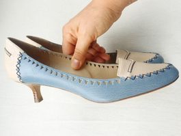 PUMPS SANDALE BALLERINAS BRUNO MAGLI ITALY LEDER SCHUHE 37