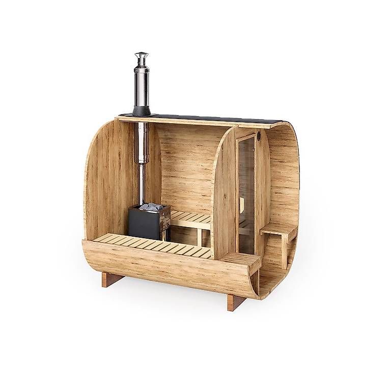 Sauna & Accessori: Fasssauna 2.4 m - Quadratisch / 00099 – Usato da St. Gallen venduto da Spa_at_Home911 3