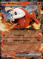 Krokel ex | 015/128 | Pokémon TCG | Deutsch | NM