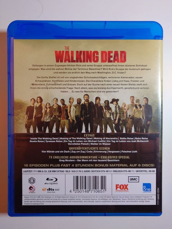 The Walking Dead Season 5 Blu Ray Kaufen Auf Ricardo 4575