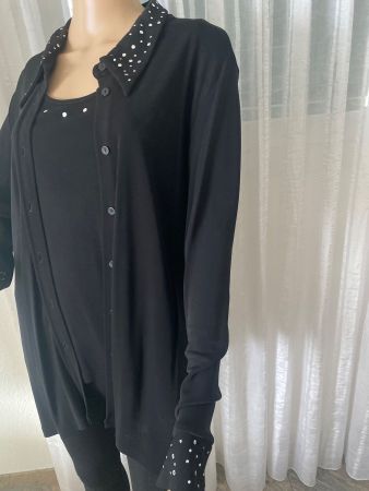 RARITÄT - edles MADELEINE Twinset/Blusen-2-Teiler, 42/44
