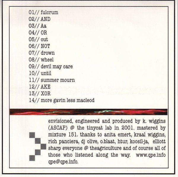 CDs: QPE - Kacy Wiggins - Boolean Logic – Gebraucht aus Unterbäch von eqlut 2