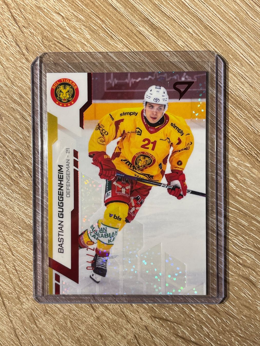 Sportzoo Sammelbilder & Trading cards: Bastian Guggenheim SCL Tigers 04/20 – Gebraucht aus Thun von Suomitiger