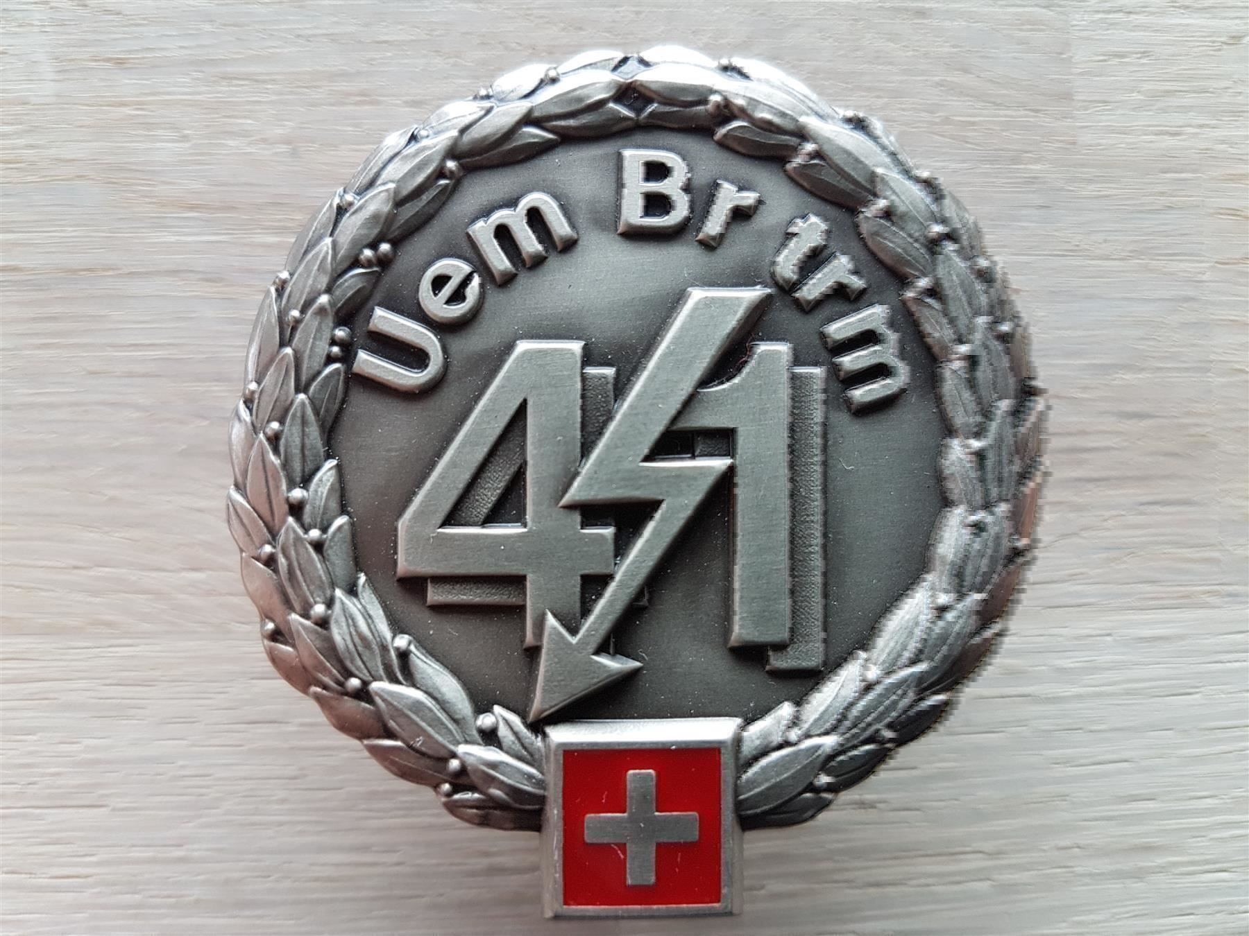 Placchette & Badge: Béret Emblem Uem Br Trm 41 – Usato da Erlinsbach venduto da S700