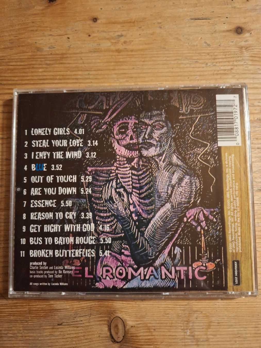 CD: Lucinda Williams "essence"  – Usato da Schwarzenburg venduto da Ralfi1 1