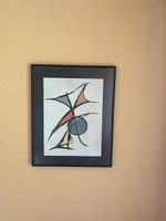 Original Gemälde, abstrakte Kunst, gerahmt, neuwertig