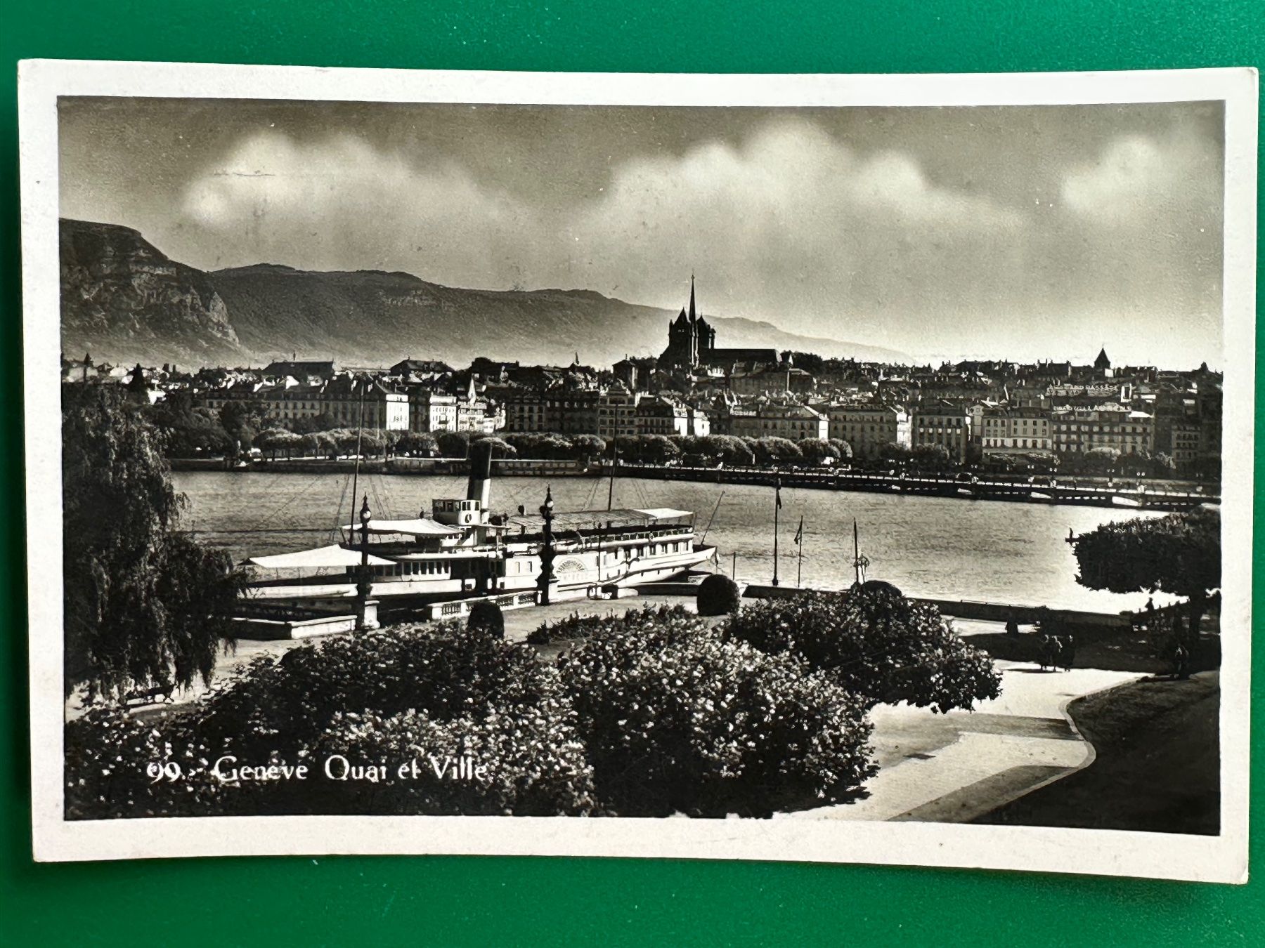 Cartoline postali: Genève - Quai et Ville – Usato da Steg VS venduto da danwer74