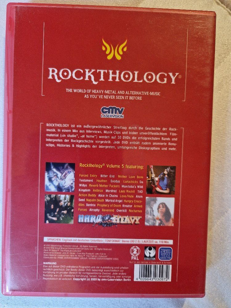 Tutti i DVDs: Various – Rockthology Vol. 05 – Usato da Brittnau venduto da Zibu 1