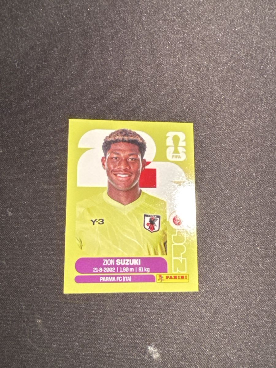 Panini Carte collezionabili: Zion Suzuki - JPN 2 – Nuovo (secondo la descrizione) da Thun venduto da lesterbro_10