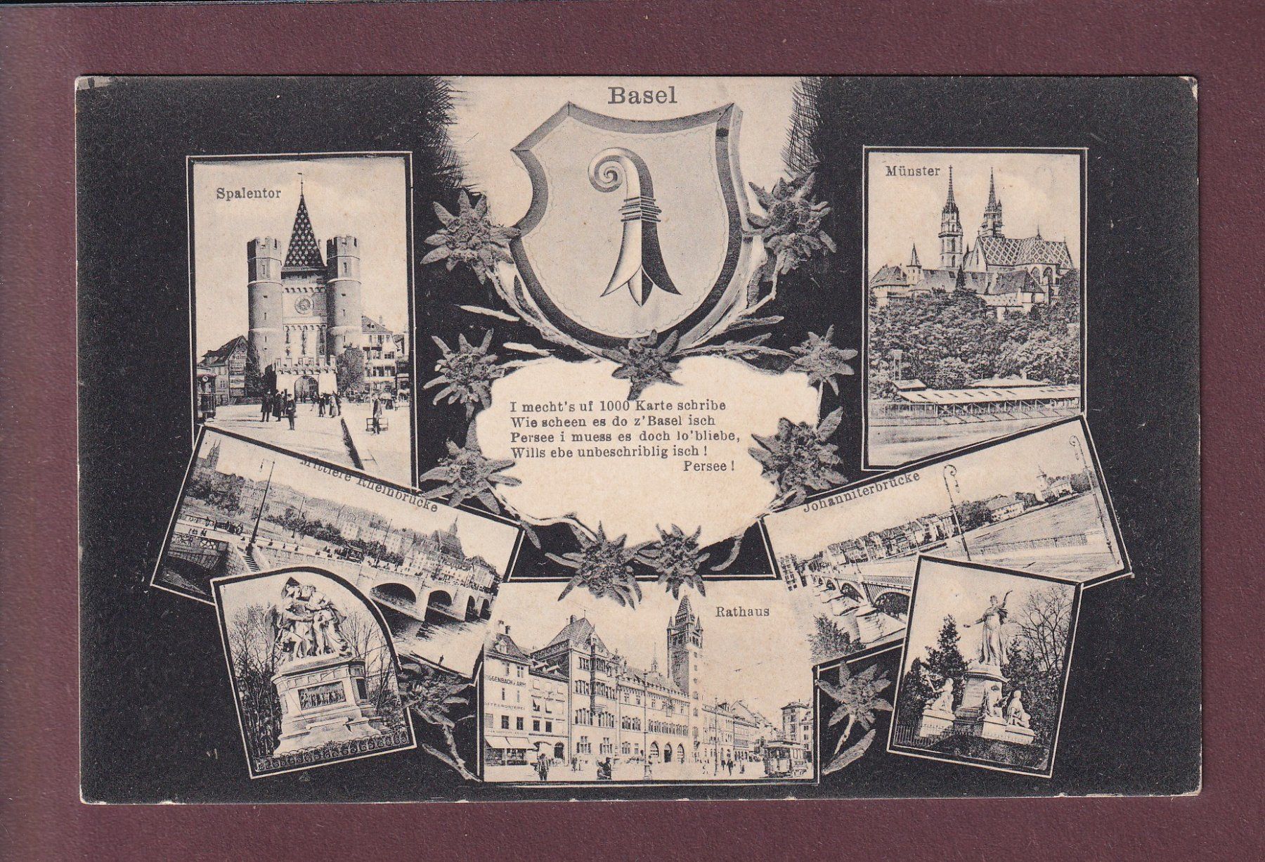 Ansichtskarten: BASEL - 7 Bilder – Gebraucht aus Pully von nicecards
