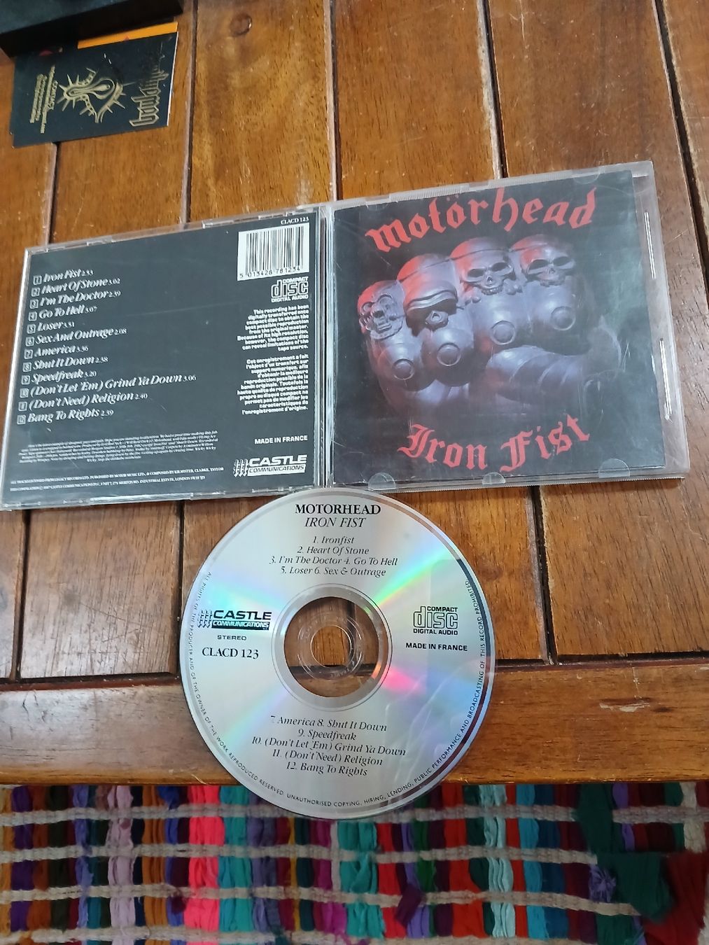 CD: motorhead- Iron fist – Usato da St-Cergue venduto da VeganWarrior