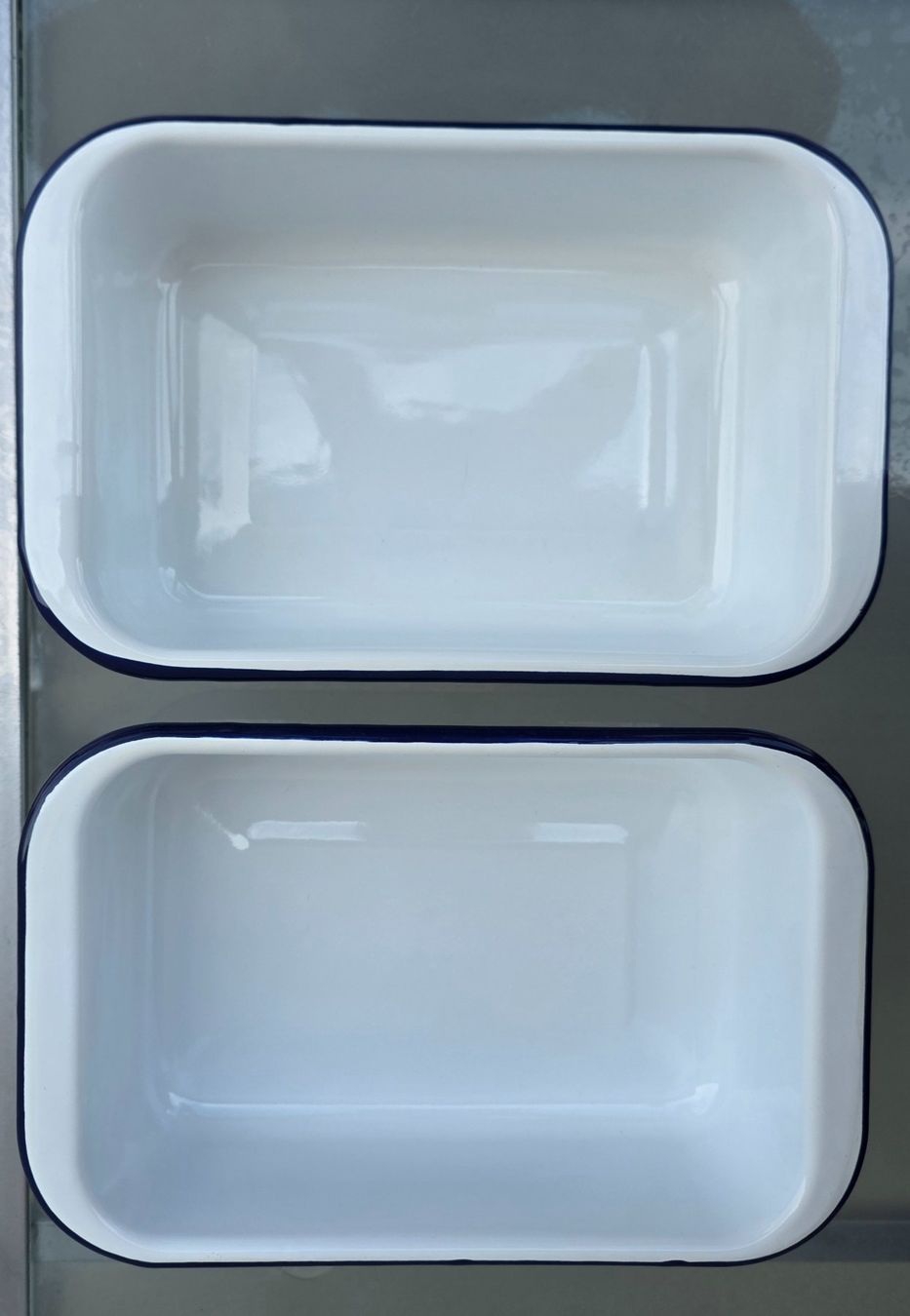 Tchibo Teglie da forno: Auflaufform Emaille weiss von Tchibo Kitchen, NEU – Nuovo (secondo la descrizione) da Zufikon venduto da brocki5621 2