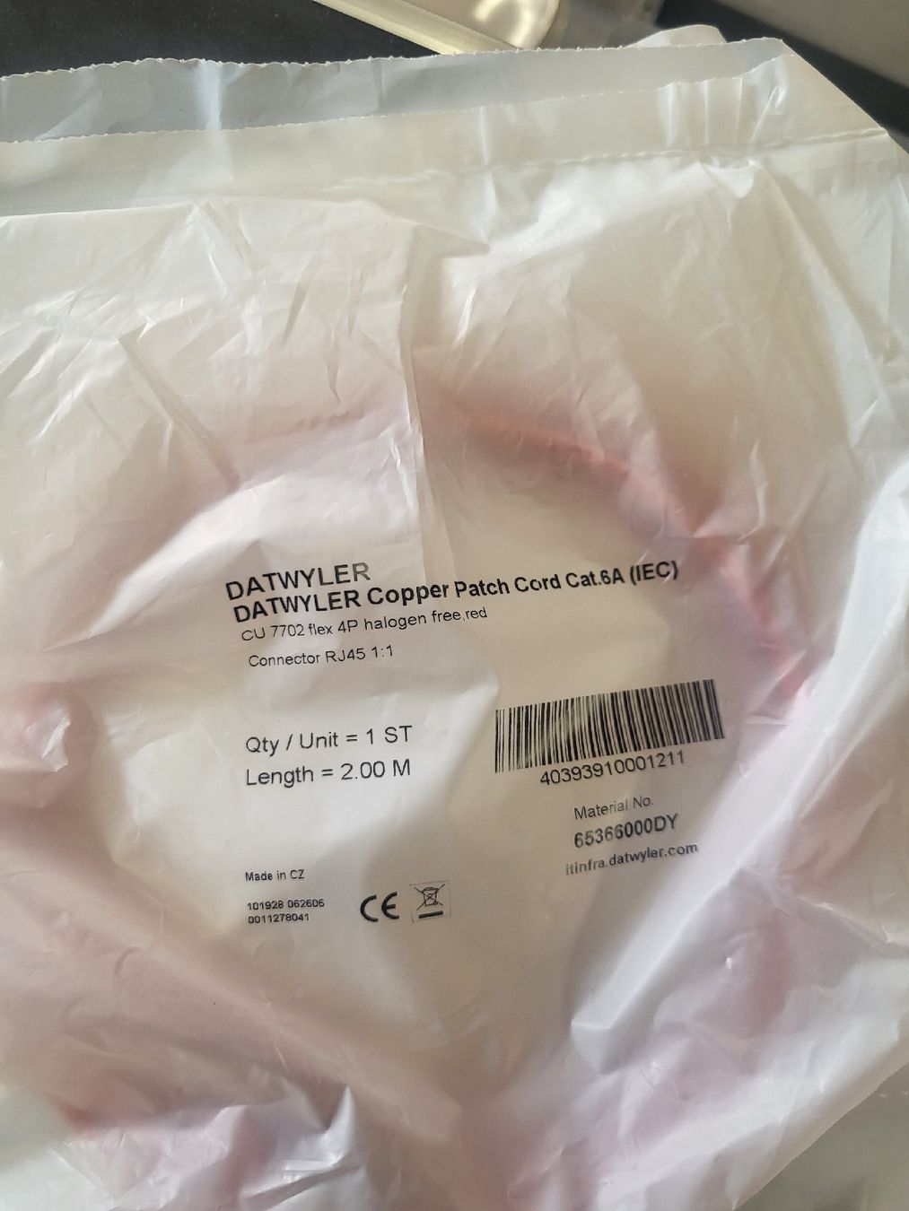 Dätwyler Cavi: 28x Patchkabel Cat.6A, Därwyler, 2m div. Farben – Nuovo e nell'imballaggio originale da Alpnach Dorf venduto da str_jdw2 3
