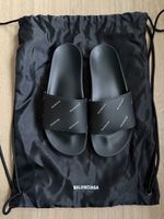 Balenciaga Herren-Slipper Gr.42 Schwarz