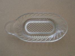 vintage GLASRAFFEL * manuelle Apfel-Reibe