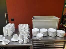 Lot Kaffe/Cappucino/ Tee/Espresso Geschirr 125 Teilig 