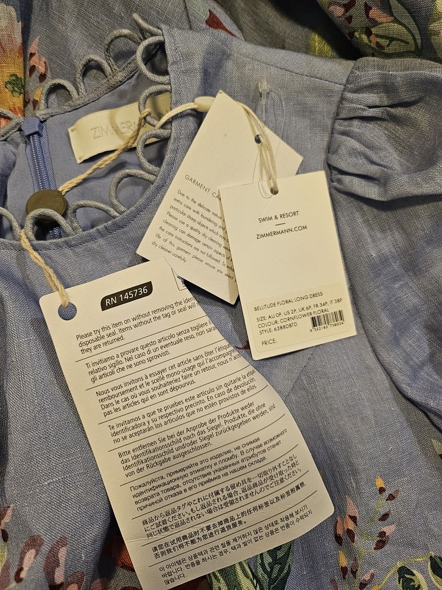 Zimmermann Vestiti: Zimmermann Elegant Dress – Nuovo (secondo la descrizione) da St.Josefen venduto da lop_lh8d 3