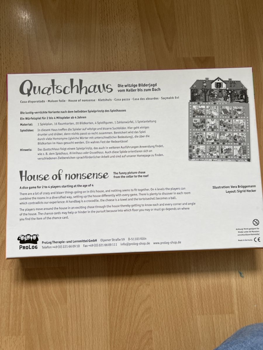 Giochi: Quatschhaus - Spiel – Nuovo (secondo la descrizione) da Mörschwil venduto da kamiru12 2