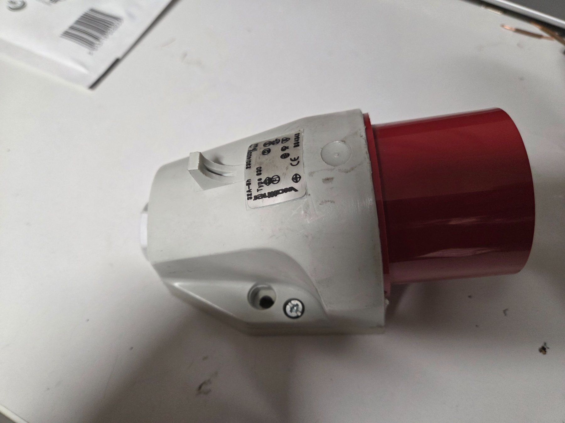 Spine: Steckdose 32A 5polig CEE 32A Walther 630 CEE32 Anbaustecker – Usato da Zürich venduto da eymen20 3