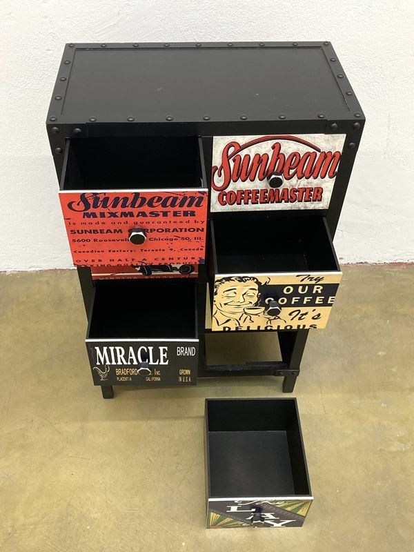 Cassettiere: Kommode | Industrial-Stil | Holz | ca. 58x31.5cm – Usato da Wittenbach venduto da Restwert_St-Gallen 2