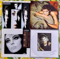 Sandra 4 x 7" singles vinyl lot Sammlung 80er Jahre