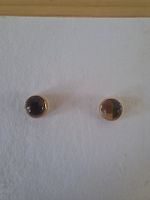 Smoked Quartz Ohrstecker 14k Gold Filled  Handgemacht - Neu