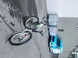 Mountainbike "Barracuda" weiss/grün gebraucht