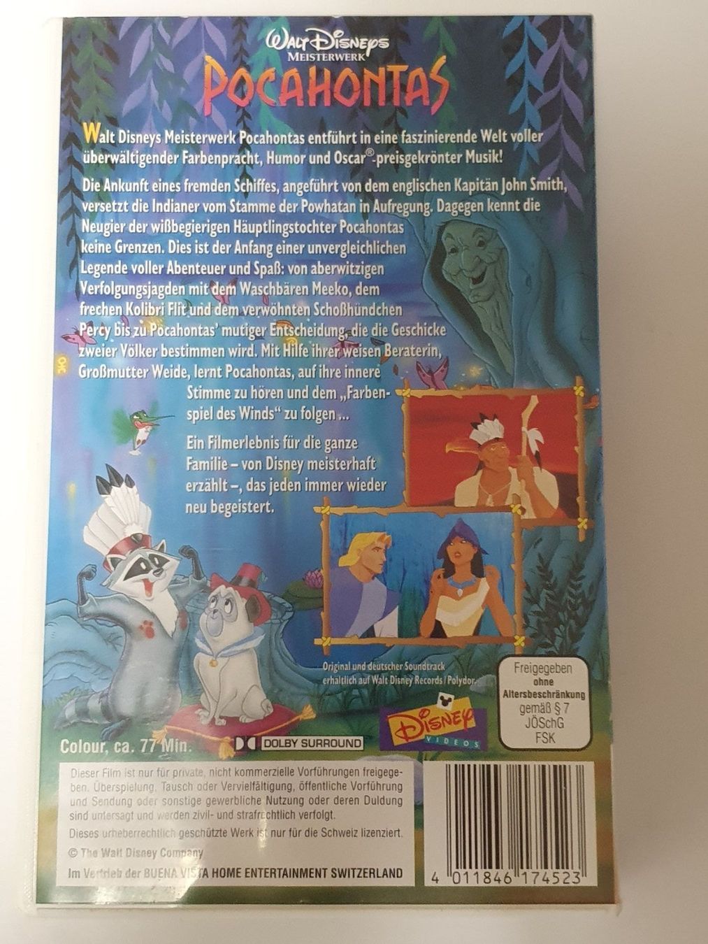 Tutti i VHS: Pocahontas VHS Walt Disney – Usato da Oberdorf BL venduto da BaldenEagle 3