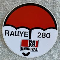 ANTIKER AUFKLEBER RALLYE 280