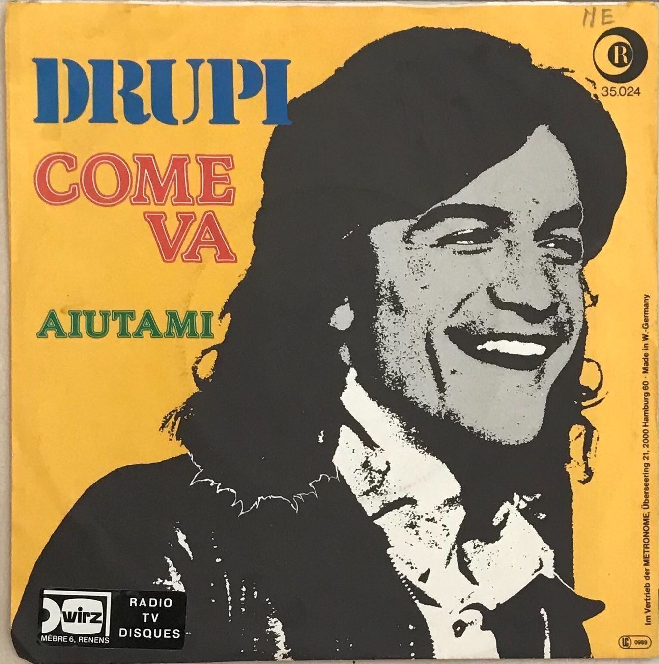 Schallplatten: DRUPI - COME VA – Gebraucht aus Bussigny von vinyl-pas-cher