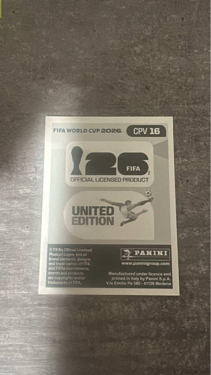 Panini Carte collezionabili: CPV 16 , FIFA WORLD CUP 2026 PANINI – Nuovo (secondo la descrizione) da Frauenfeld venduto da 1PegPeg1 1