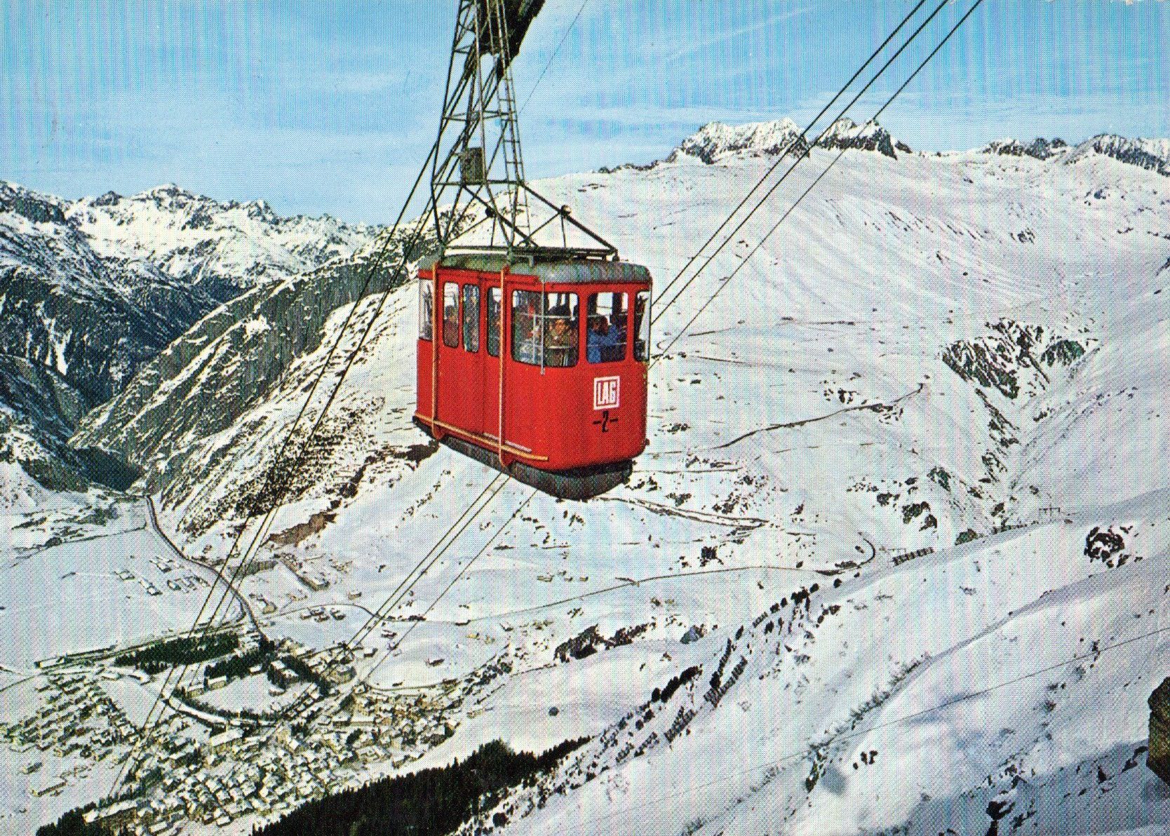 Ansichtskarten: Andermatt - Luftseilbahn Gemsstock – Gebraucht aus Melano von pisonsdro
