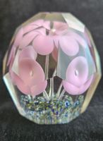 Briefbeschwerer Kristall Glas Facetten Schliff Antik 1910