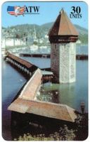 Telefonkarte ATW Kapellbrücke Luzern ungebraucht