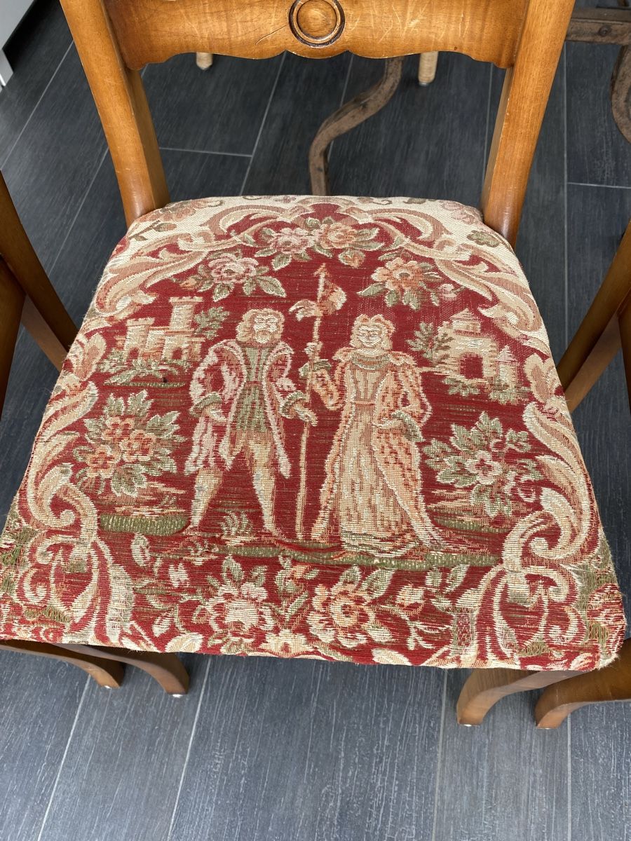 Sedie: 4 Stühle Biedermeier Stil Nussbaum – Usato da Aeugst am Albis venduto da derimker 1