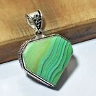 Ciondoli: green solar agate pendant – Nuovo e nell'imballaggio originale da Gächlingen venduto da CHARLEZGIFTS