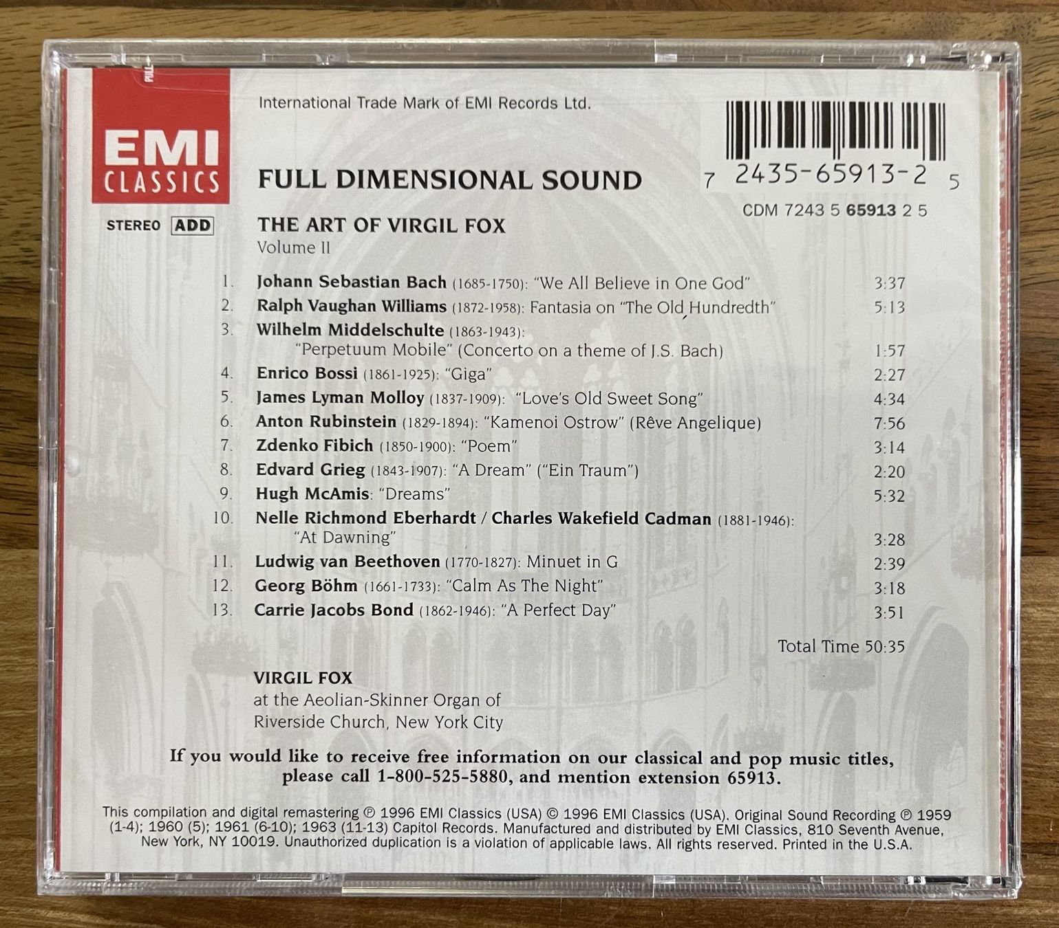 CDs: Art of Virgil Fox 2 – Neu und originalverpackt aus Oftringen von Vucki 1