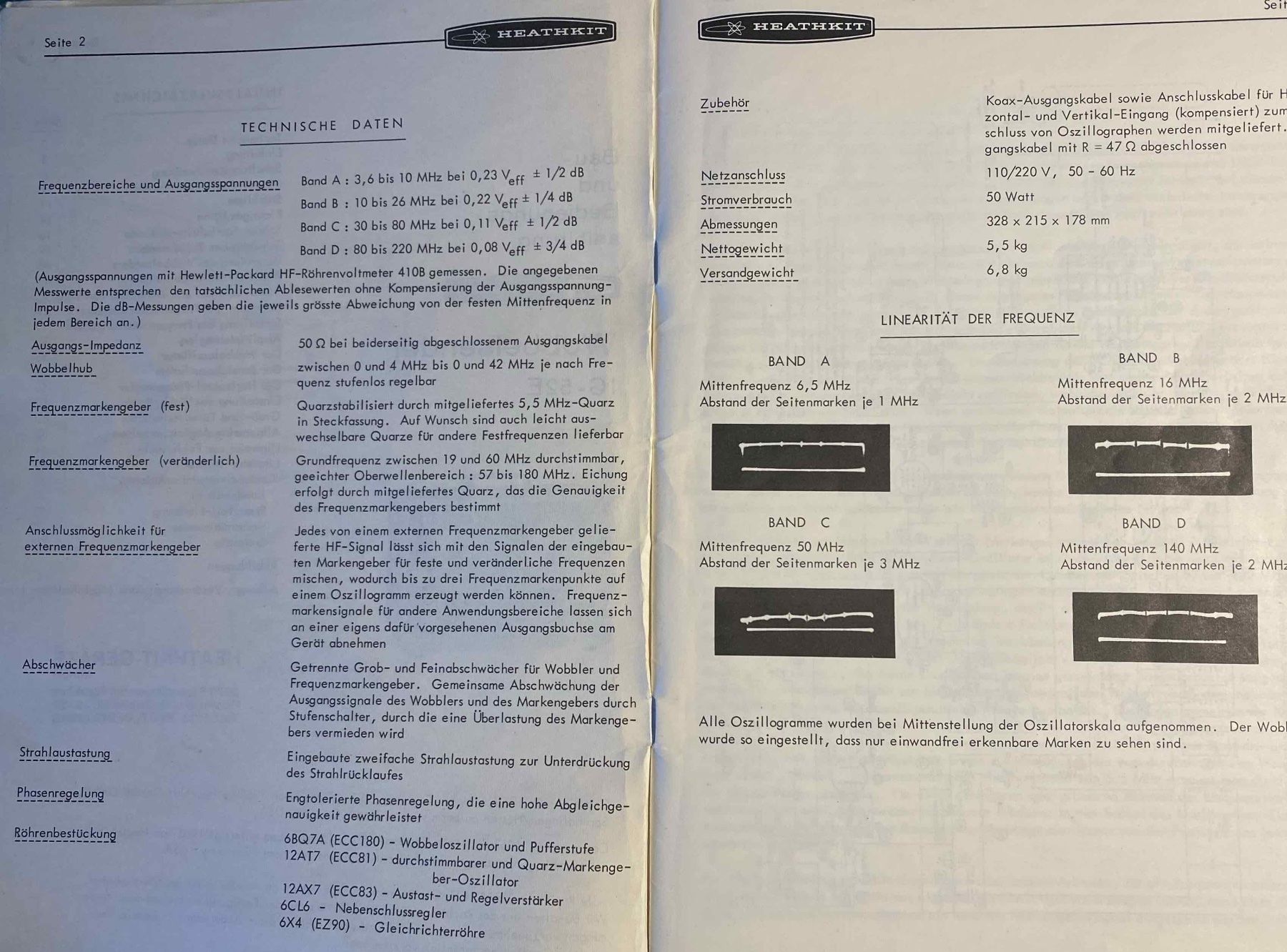 Generatori di corrente: Wobbelgenerator HEATHSET IG-52E – Difettoso da Alchenstorf venduto da Beegixxer 4