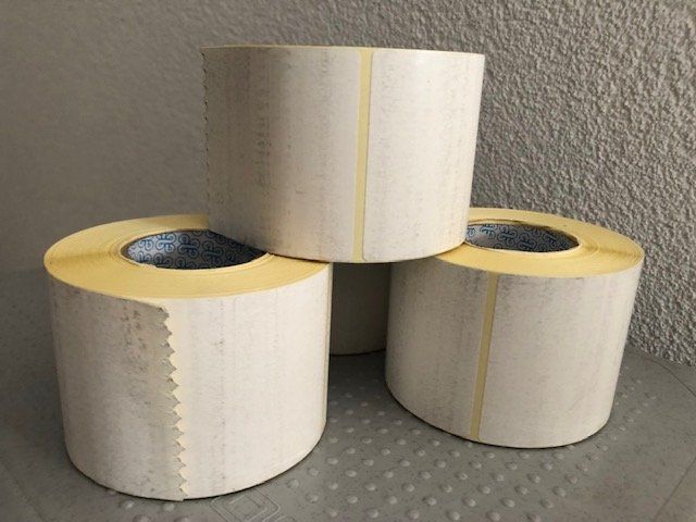 Stampanti: Thermoetiketten-Rollen 60x65mm permanent haftend – Nuovo (secondo la descrizione) da Pfaeffikon-ZH venduto da Alea6