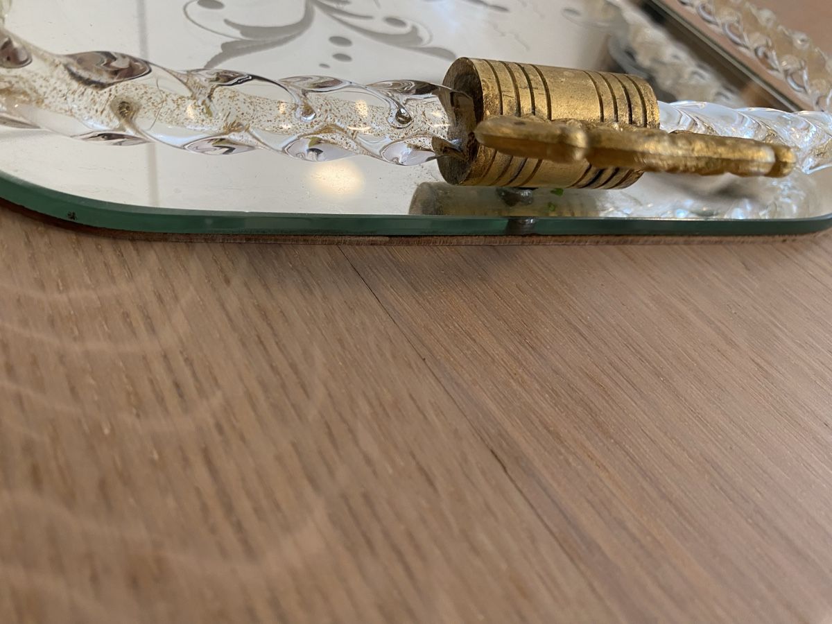 Murano Bicchieri: Italienisches Serviertablett aus Muranoglas – Usato da Galgenen venduto da Testus 7