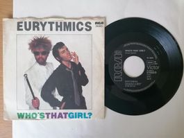 Eurythmics - Who's That Girl? - Single Schallplatte Vinyl