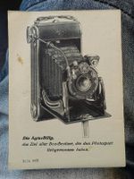 Alter Prospekt Broschüre / AGFA Kamera Ausgabe ca. 1930