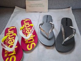 Superdry/Ipanema Flip Flops & Pedi Pflege