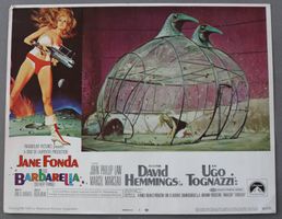 Kinoaushang, Jane Fonda, Barbarella, 1968
