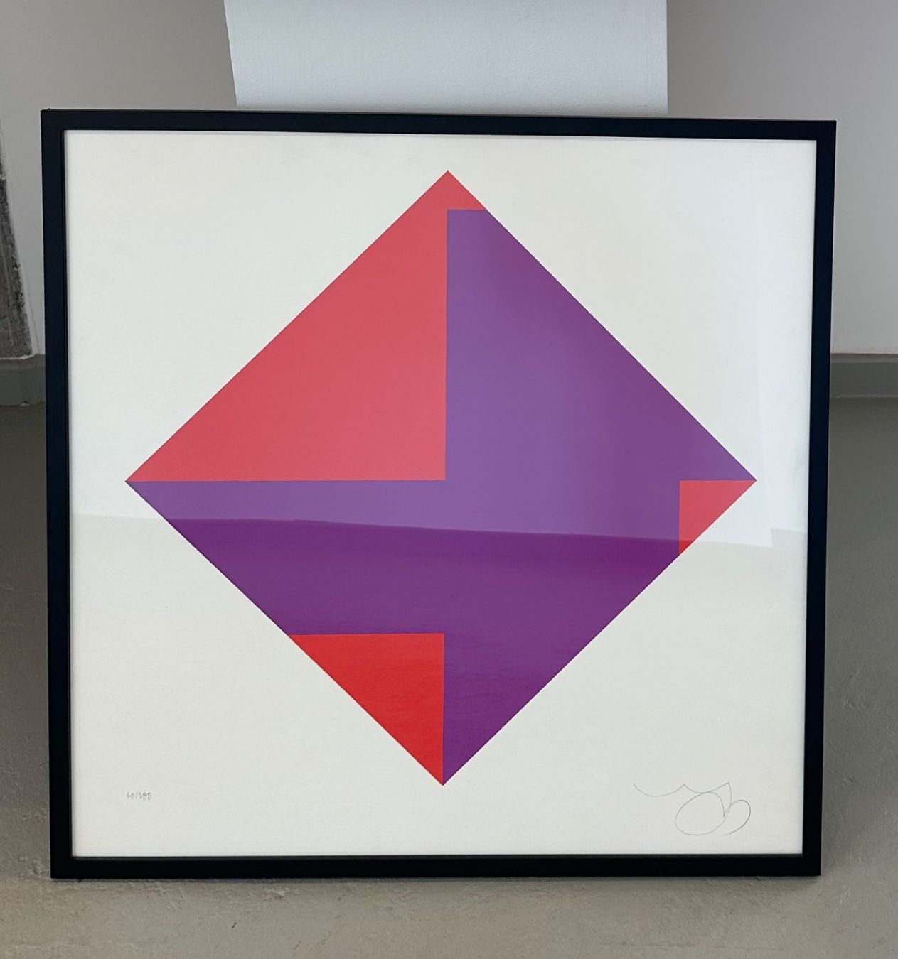 Dipinti: Composition concrète, 1973, Marcel Wyss – Usato da neuchatel venduto da cabinetjuliart