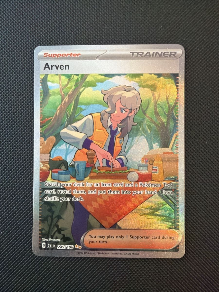 Pokémon Carte collezionabili: Arven - 249/198 - Scarlet & Violet Base – Nuovo (secondo la descrizione) da Oberrohrdorf venduto da Samet-TCG